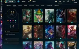 Conta lol Main Diana Gold