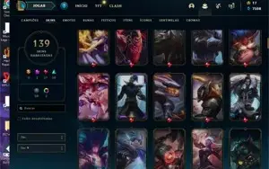 Conta lol Main Diana Gold