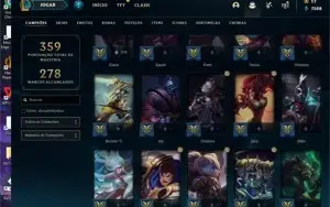 Conta lol Main Diana Gold