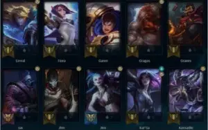 Conta Lol Platina 1 Mmr alto