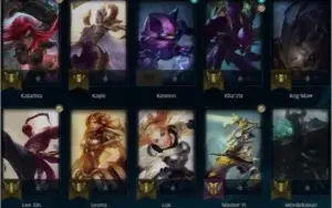 Conta Lol Platina 1 Mmr alto