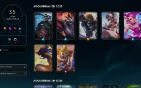 Conta Master handlvl MMR GM CHALL boas skins jg!