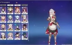 conta com xiao hu tao mais 6 5*  4 armas 5* todos os 4*