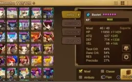 Summoners wars - LD Cadiz / Tricaru + Dot / 18 nat5* / 70 6*