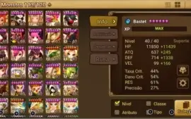 Summoners wars - LD Cadiz / Tricaru + Dot / 18 nat5* / 70 6*