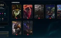 [LOL BR]  CONTA SEM MD10 MMR PLAT + 213 CHAMPS + 104 SKINS