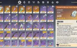 Ar 56 + 18 Pers 5*(Wanderer C1) + 6 Armas 5* + Muita Resina