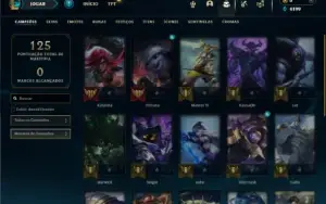 Esmeralda 3 com 25 Champs e 6 Skins + 30 Espolios