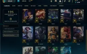 Esmeralda 3 com 25 Champs e 6 Skins + 30 Espolios