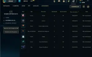 Esmeralda 3 com 25 Champs e 6 Skins + 30 Espolios
