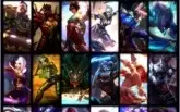 Conta com 76 Champions e 30+ Skins Unranked