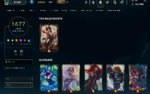 Conta League of Legends com todas as skins + Wild Rift Vincu