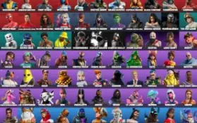 Conta fortnite com travis scott + kratos + machado kratos