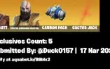 Conta fortnite com travis scott + kratos + machado kratos