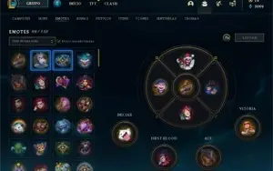 Conta Com 52 Skins e Quase Todos os Campeões