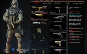 VENDO CONTA WARFACE PTT 61 COM 3 ARMAS DE CASH