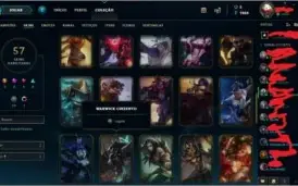 Conta no LOL prata 3