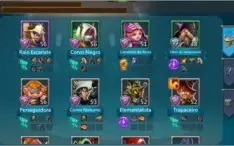 Conta Lords Mobile, Set de caça, 51.3k Gemas
