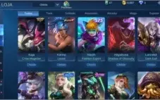 Conta top Skin kof e  skin Ã©pica do Hayabusa nÃ£o compravel