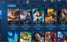 Conta top Skin kof e  skin Ã©pica do Hayabusa nÃ£o compravel
