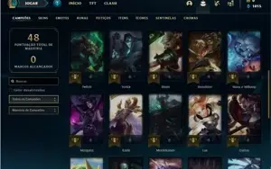 Conta bronze 4 com 35 Champs e 10 Skins