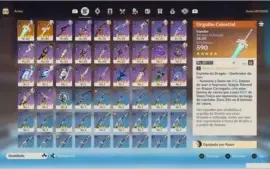 ACC Genshin Impact PS4 - AR49 (Hu Tao, Ganyu...)