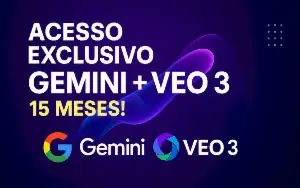 Conta Gemini + Veo 3 - 1 Ano E 3 Meses De Acesso