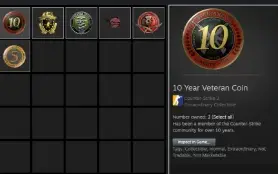 Conta cs2 prime com 5 medalhas