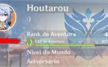 Ganyu + Raiden + Zhongli + Mona c1 + Espadão Áspero AR 49