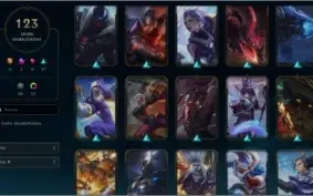 DIAMANTE III TODOS OS CAMPEÕES 123 SKINS 2 VIT PREÇO BAIXO