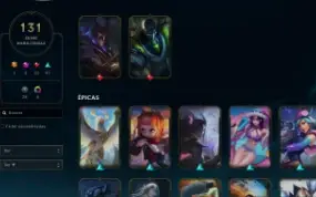 Conta League Of Legends, Chroma Mítico Zed, elo Unranked