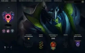 Conta League Of Legends, Chroma Mítico Zed, elo Unranked
