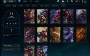 Conta unranked com Janna vitoriosa e Kayle juiza (RARAS)