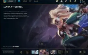 Conta unranked com Janna vitoriosa e Kayle juiza (RARAS)