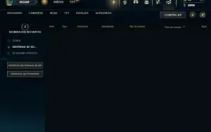 Unranked com 50 Champs e 22 Skins + 4 Fragmentos
