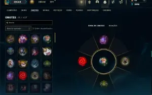 Unranked com 50 Champs e 22 Skins + 4 Fragmentos