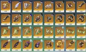AR55 - Shogun Raiden, Cyno+BIS, Tighnari, Venti, Miko, Scara