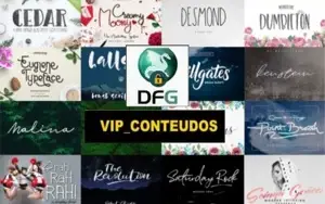Super pacote 10 mil fontes