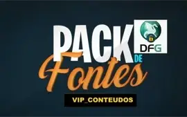 Super pacote 10 mil fontes