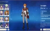 Conta de genshin impact com childe+qiqi Ar 32