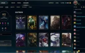 Conta LoL Diamante Solo&Flex+133Campeões +98Skins +144Ícones
