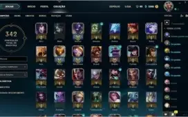Conta LoL Diamante Solo&Flex+133Campeões +98Skins +144Ícones