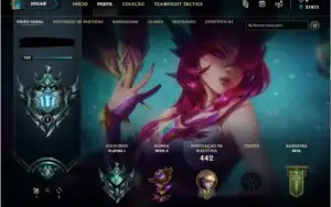 Conta de lol platina 1