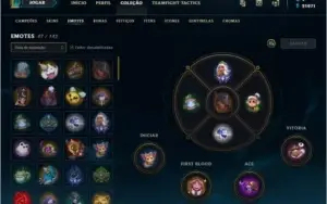 Conta de lol platina 1