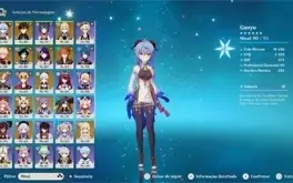 Conta genshin 14 5 estrelas