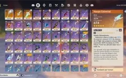 Conta genshin 14 5 estrelas