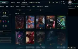 Conta LoL- Level 46 Unranked + 77 Champions