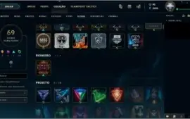 Conta LoL- Level 46 Unranked + 77 Champions