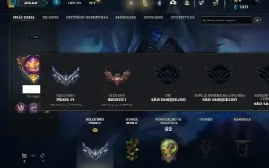 Prata 4 com 50 Champs e 7 Skins ( 150 Jogos )
