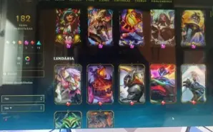 Kayle Juiza, annie gotica, shyv camp + 183 skins - platina 
